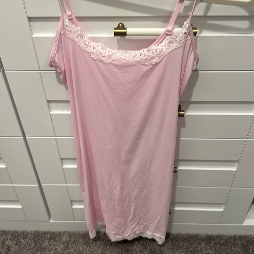 SKIMS Fits Everybody Lace Slip Dress